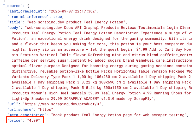 Running `./local.sh` to see the price change locally.